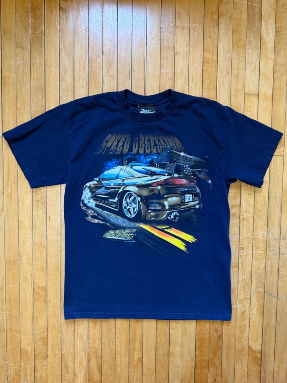 Vintage Y2K 2 Fast 2 Furious "Speed
Obsession" T-Shirt Navy Sz. Youth Large